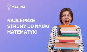 Dziewczyna z radością trzyma stos książek, szukając najlepszych programów do nauki matematyki.